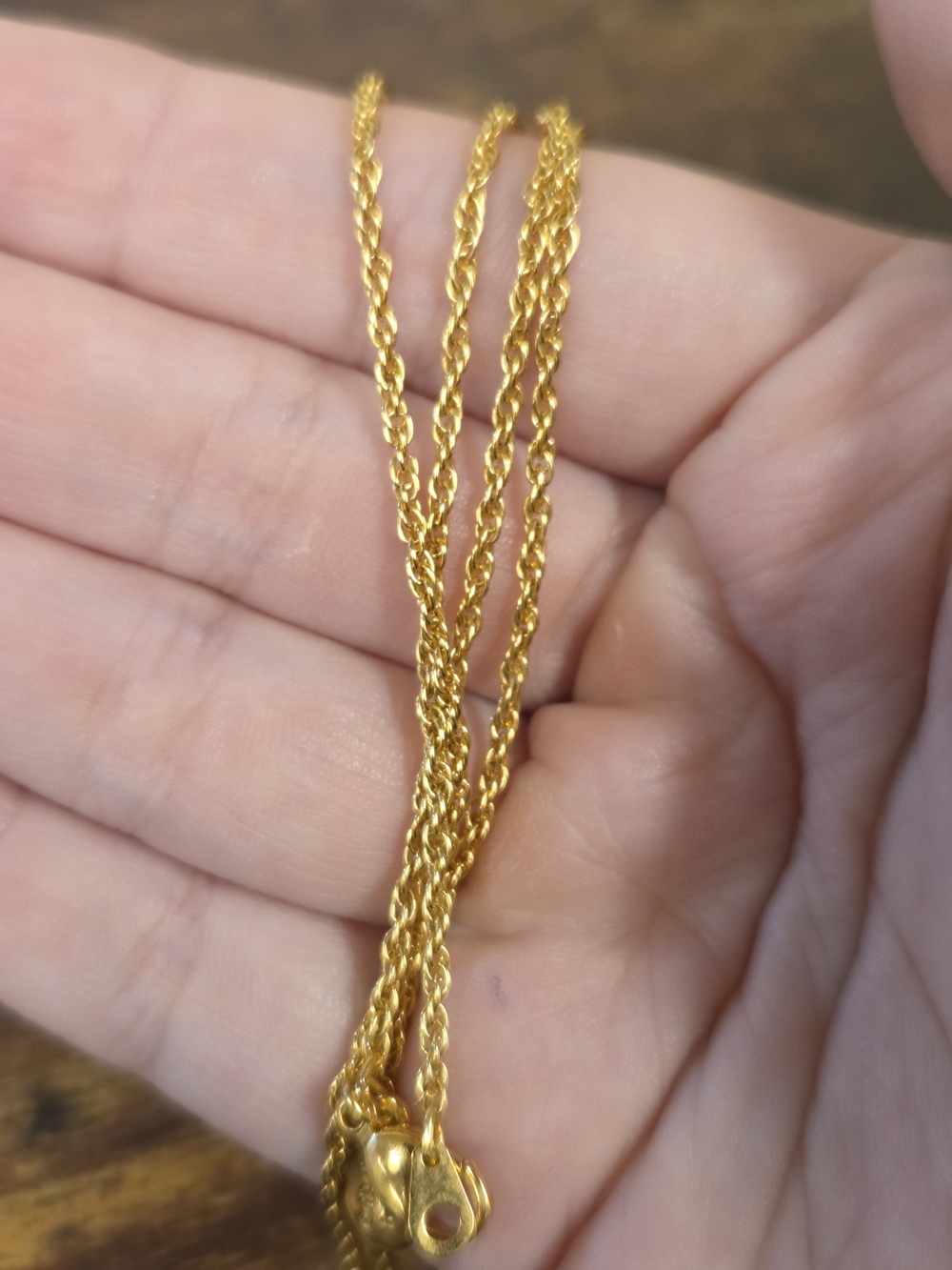 Joan Rivers Goldtone Rope Necklace Chain - Picture 3 of 5